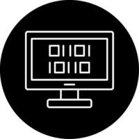 Binary Code Icon Design Symbol vector
