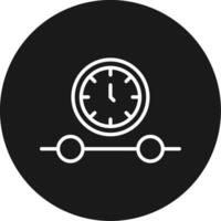 Clock Time Icon Design Symbol vector