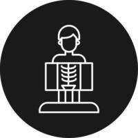 X Ray Icon Design Symbol vector