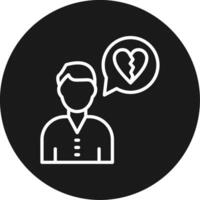 Broken Heart Icon Design Symbol vector