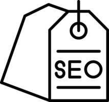 Seo Tags Icon Design Symbol vector