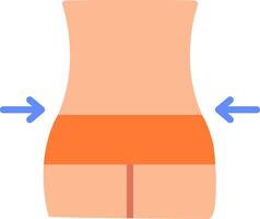 Waist Icon Design Symbol vector