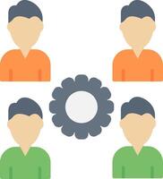 Team Icon Design Symbol vector
