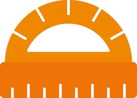 Protactor Icon Design Symbol vector