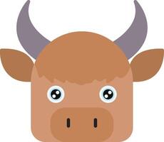 Yak Icon Design Symbol vector