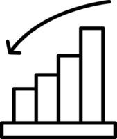 Decrease Icon Design Symbol vector