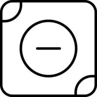 Zoom Out Icon Design Symbol vector