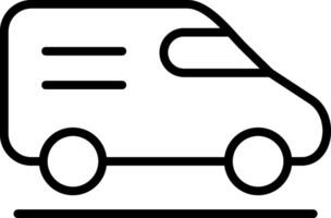 Van Icon Design Symbol vector