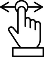 Swipe Icon Design Symbol vector