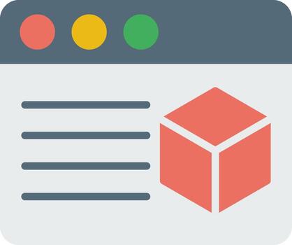 Browser Icon Design Symbol vector