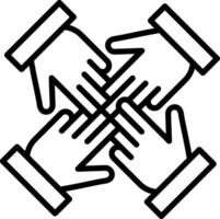 Team work Icon Design Symbol vector