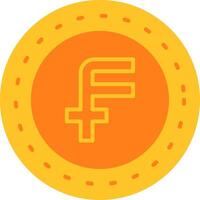 Swiss Franc Icon Design Symbol vector