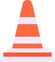 Traffic Cone Icon Design Symbol vector