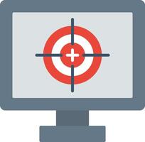 Target Icon Design Symbol vector
