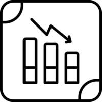 Decrease Icon Design Symbol vector