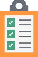 Checklist Icon Design Symbol vector