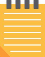 Note Icon Design Symbol vector