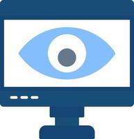 Monitor Icon Design Symbol vector