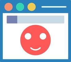 Web Browser Icon Design Symbol vector