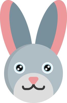 Rabbit Icon Design Symbol