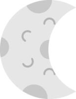 Half Moon Icon Design Symbol vector
