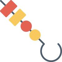 Skewer Icon Design Symbol vector