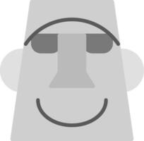 Moai Icon Design Symbol vector