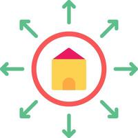 Home Icon Design Symbol vector
