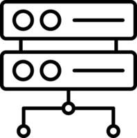 Servers Icon Design Symbol vector