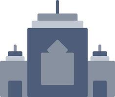 Angkor Wat Icon Design Symbol vector