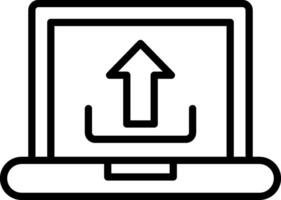 Upload Icon Design Symbol vector