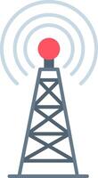 Radio Tower Icon Design Symbol vector