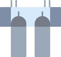 New Bridge Of Ronda Icon Design Symbol vector