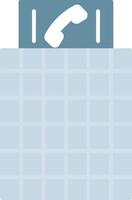 Cordless Phone Icon Design Symbol vector