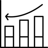 Decrease Icon Design Symbol vector