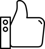 Thumbs Up Icon Design Symbol vector