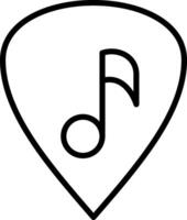 Guitar Pick Icon Design Symbol vector