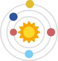 Solar System Icon Design Symbol vector