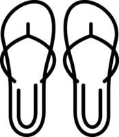 Flip Flops Icon Design Symbol vector