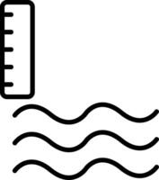 Water Level Icon Design Symbol vector