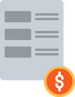 Invoice Icon Design Symbol vector