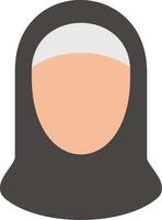Hijab Icon Design Symbol vector