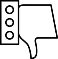 Thumb Down Icon Design Symbol vector