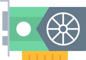 Graphics Card Icon Design Symbol vector