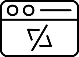 OR Code Icon Design Symbol vector