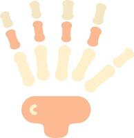 Hand Bones Icon Design Symbol vector