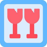 Fragile Icon Design Symbol vector