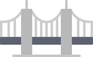 Vincent Thomas Bridge Icon Design Symbol vector