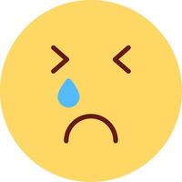 Crying Icon Design Symbol vector