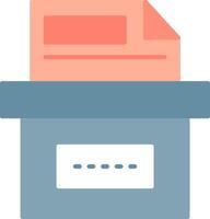 Storage Box Icon Design Symbol vector